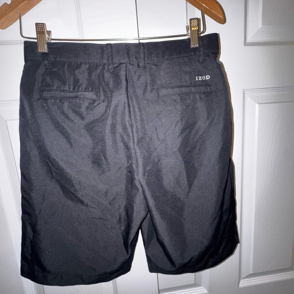 IZOD Golf Boys (Juniors) Black Performance Shorts Size 16 Regular - Picture 6 of 8